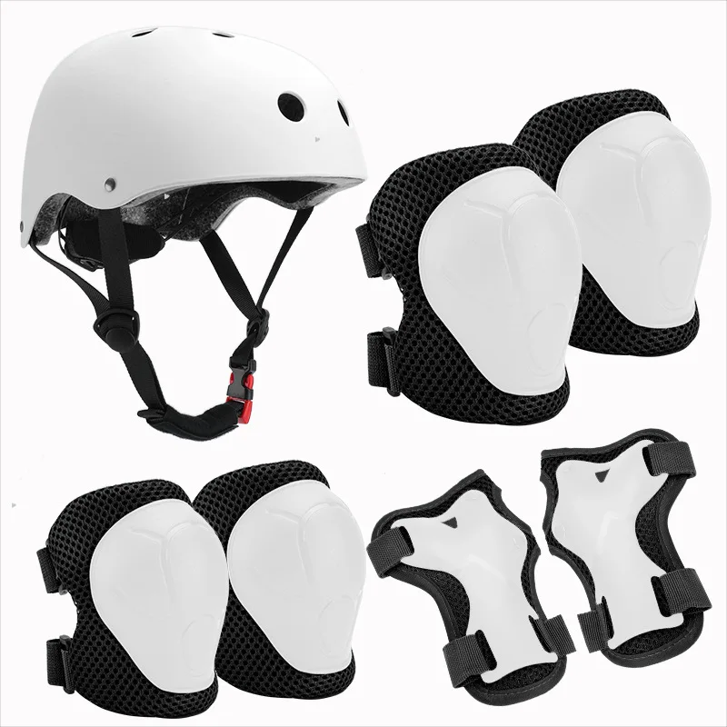 Custom Roller Skating Skateboarding Sport Tactical Kids Protective Gear Set safety helmet set elbow knee pads for Kids