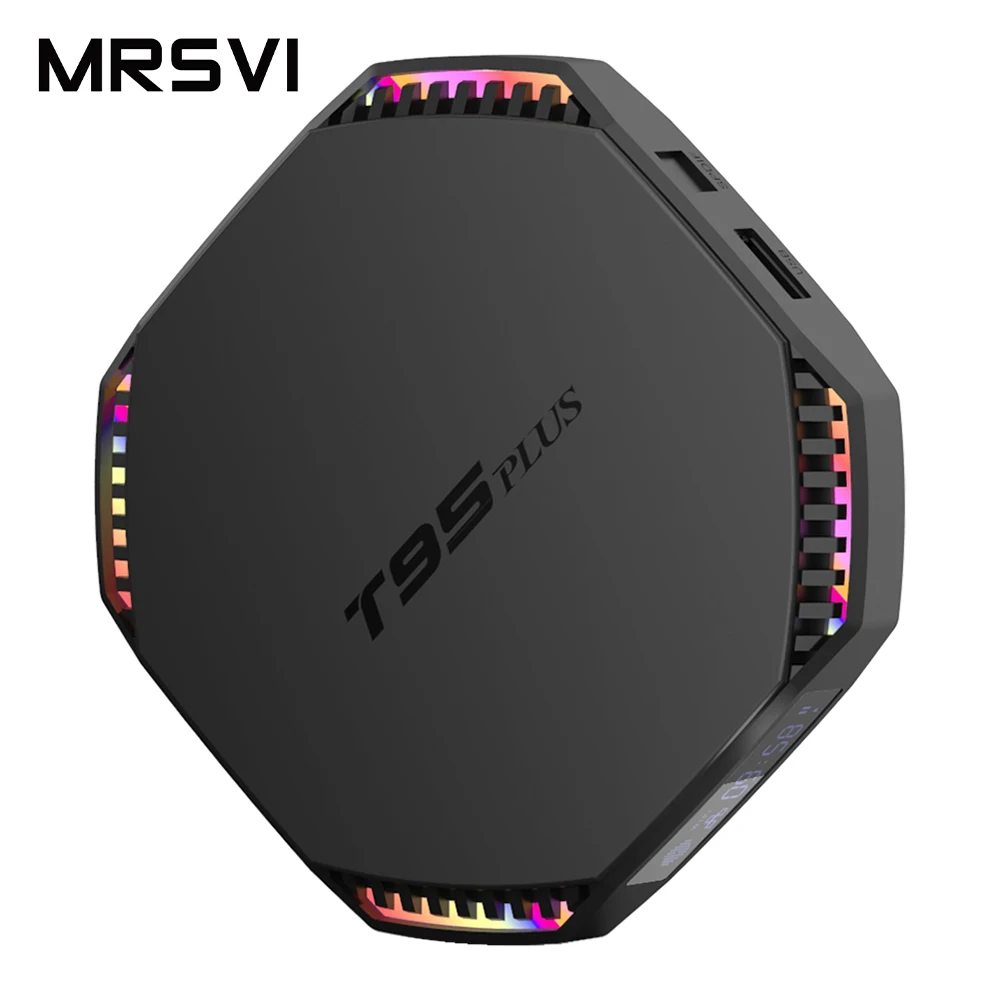 Умная ТВ-приставка T95 Plus, 4 + 8/32/64 ГБ, 2,4/5 ГГц, Wi-Fi