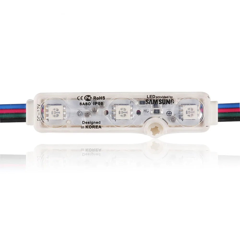 Миниатюрный размер ip67 Водонепроницаемый ультразвуковой впрыск 2835 smd Samsung Epistar светодиодный