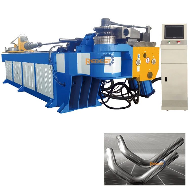 Bicycle 6 axis evaporator 50 big heavy stainless steel cnc pipe tube bending machines