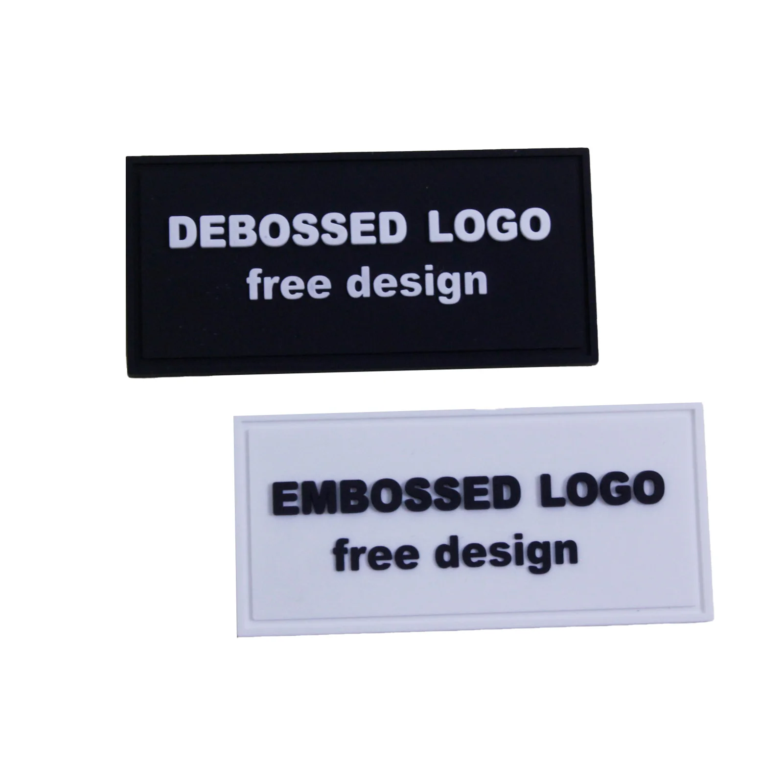 Customized 2d/3d Soft Rubber Pvc Morale Patches Tactical Badges Raised Rubber Soft Pvc Embossed Silicone logo Patches