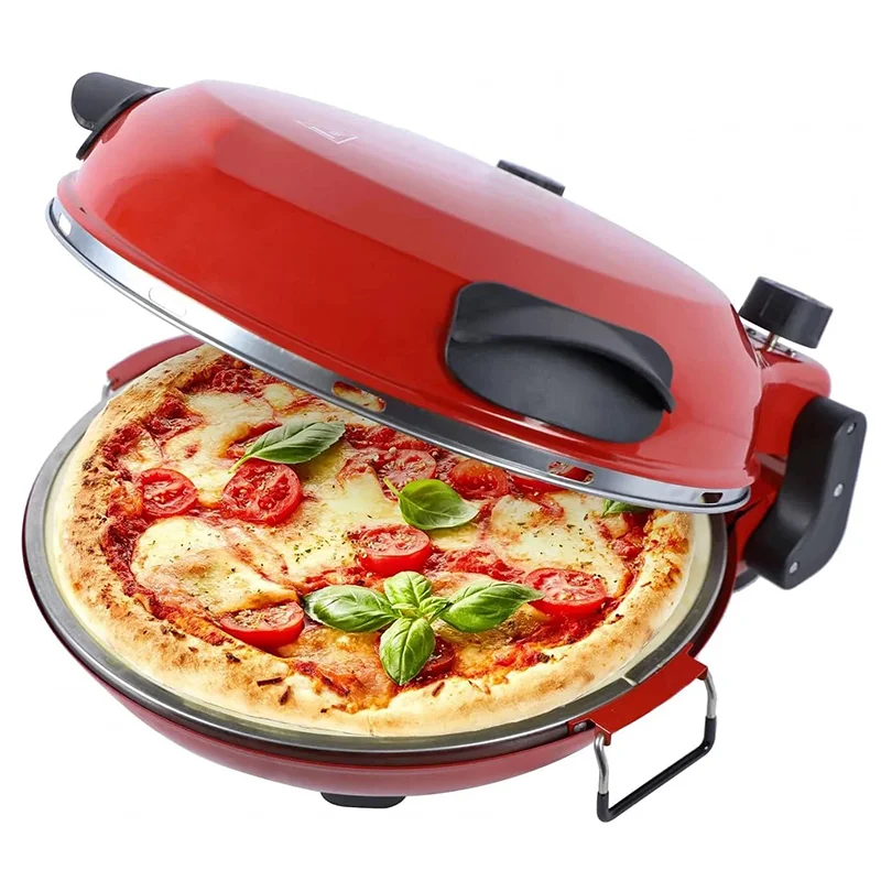 Oven Deep Pan High Heat Stone 12 Inch Round Pizza maker Oven electric portable pizza maker