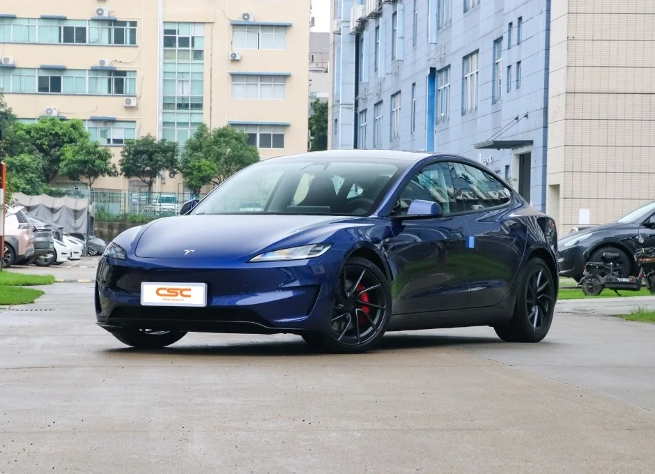 Electric Car Tesla Model 3 High-Speed Pure Electric Sedan Auto EV Left Standard Export Packing Cheap Secondhand Option Available