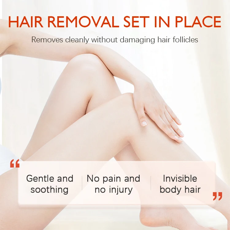 Natural Painless Permanent Combination 3 Piece Set Sensitive Formula Depilatory Cream Hair Remover Cream  for women