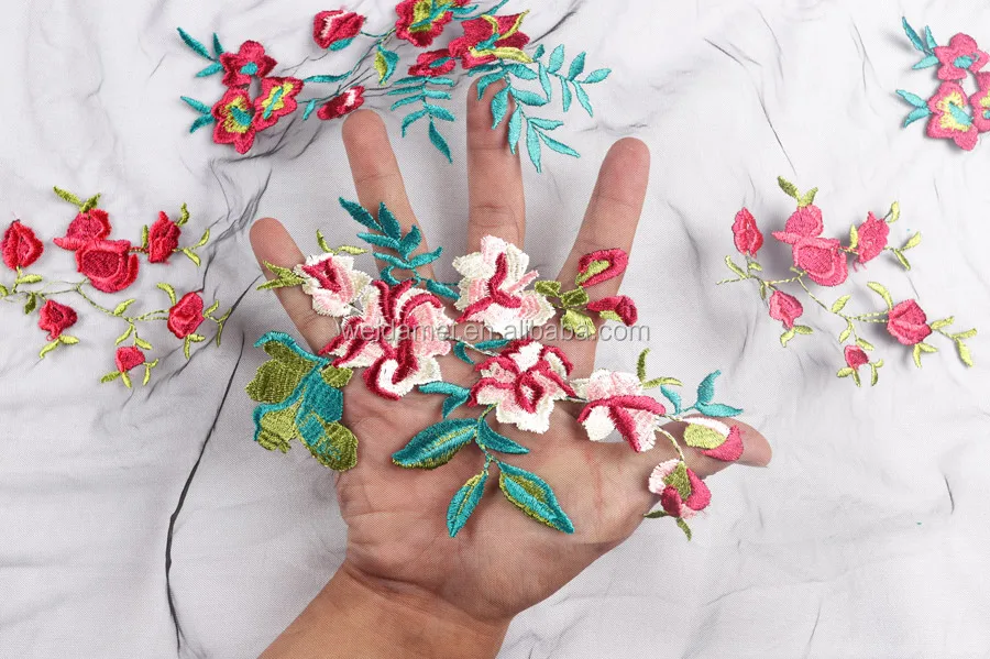 High quality flower black net embroidered mesh 135cm lace fabric