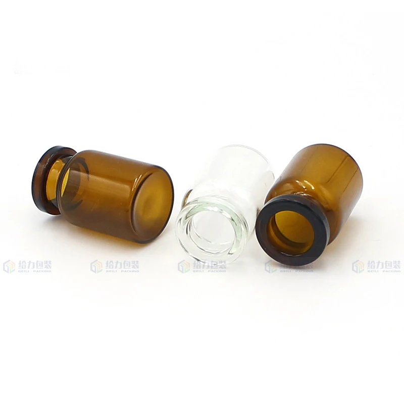 Hot Sale Pharmaceutical 5ml 10ml 15ml Clear Amber Pharmaceutical Glass Tubular Vials Injection Bottle