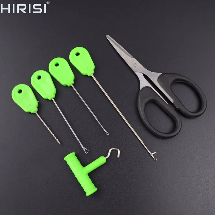 Hirisi Fishing Scissors Knot Tool with bait needle tool pliers for fishing bait set