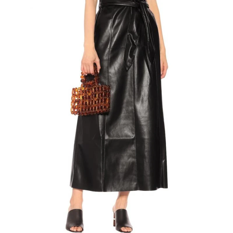 Women Bead BagAcrylic Tote Bags Handmade Weave Crystal  Bags Hollow out Casual summer beach  bag