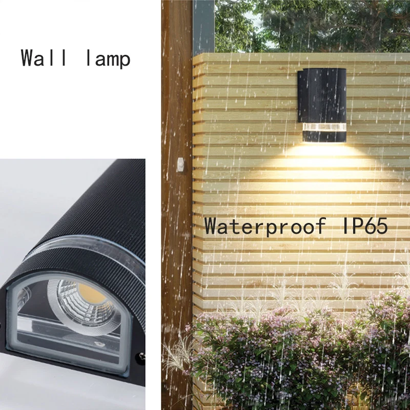 IP65 Modern Wall Light Outside Wall Mounted Exterior Fancy Fixtures Outdoor Waterproof Outdoor Wall Lamps