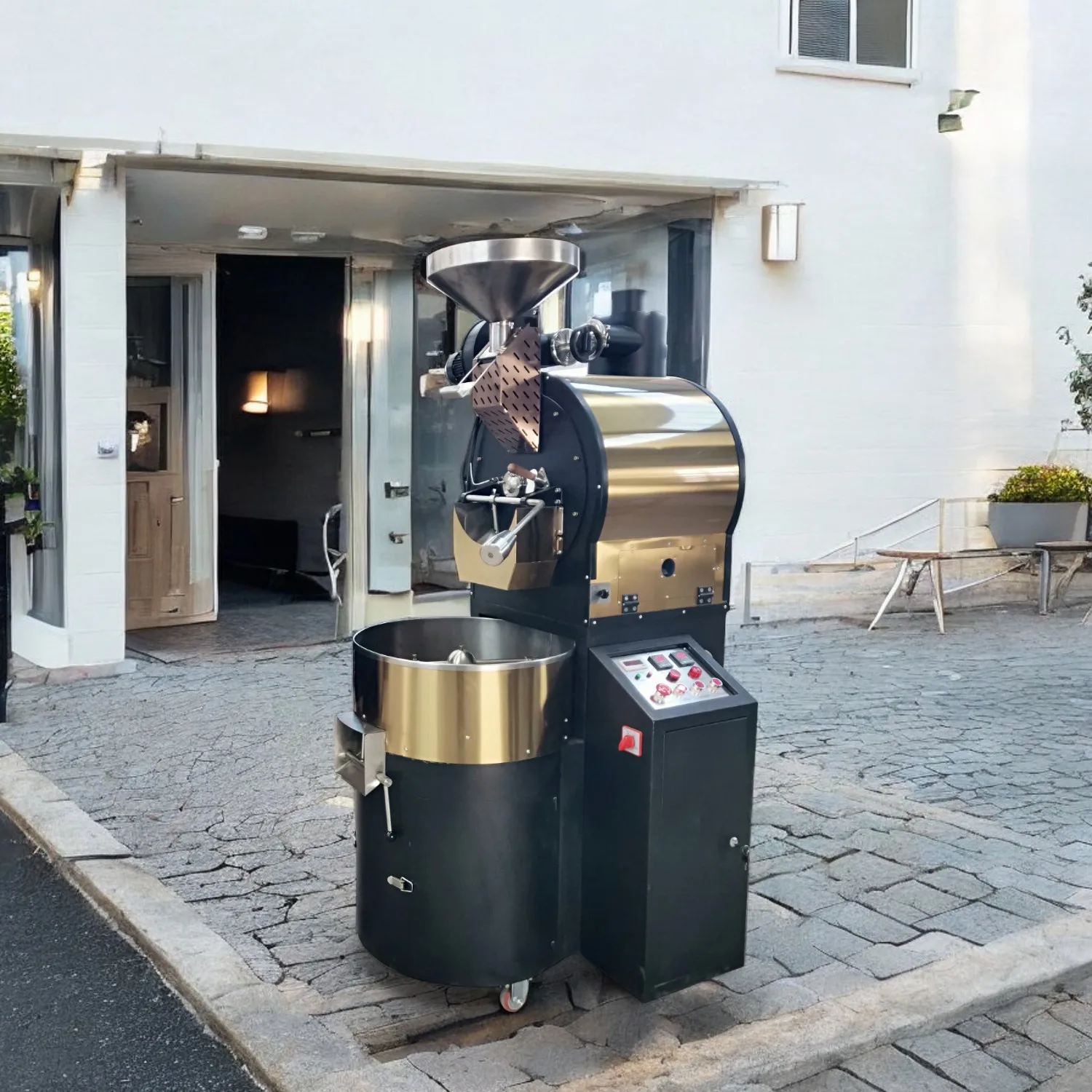 5kg-coffee-roaster Haoran Grinder  5kg Mini Roster Roasting Machine Industrial Vitnam Commercial 120 Kg Coffee Roaster