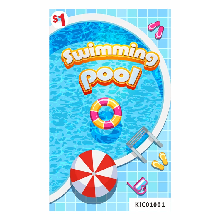 Factory price pull tabs lottery tickets CMYK printing window screen instant pull tabs lottery