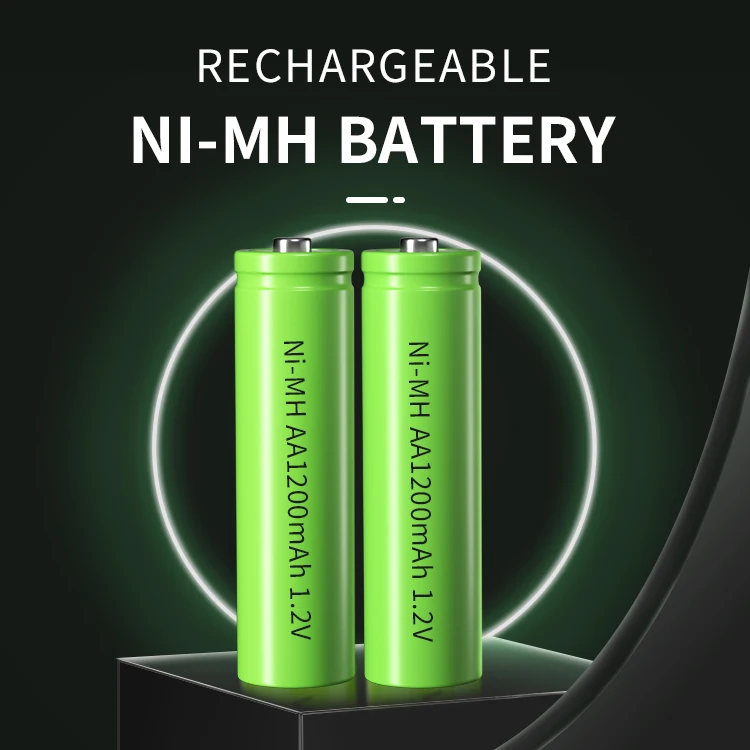 Customized  Designed Rechargeable Cylinder Shape No. 5 Ni-MH AA Battery Pack
