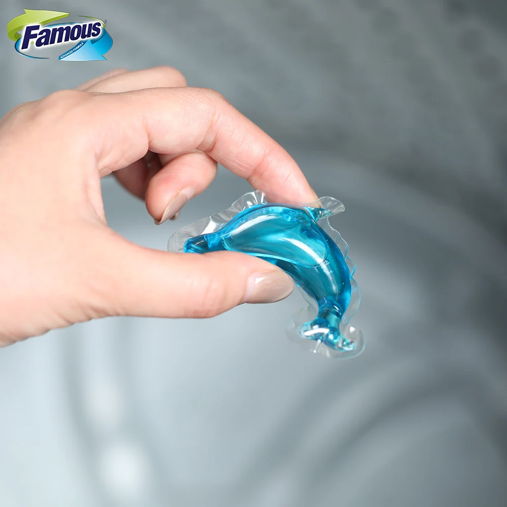 15g made in China laundry pods factory supplies cheaper price natural scents power soap washing laundry detergent pods
