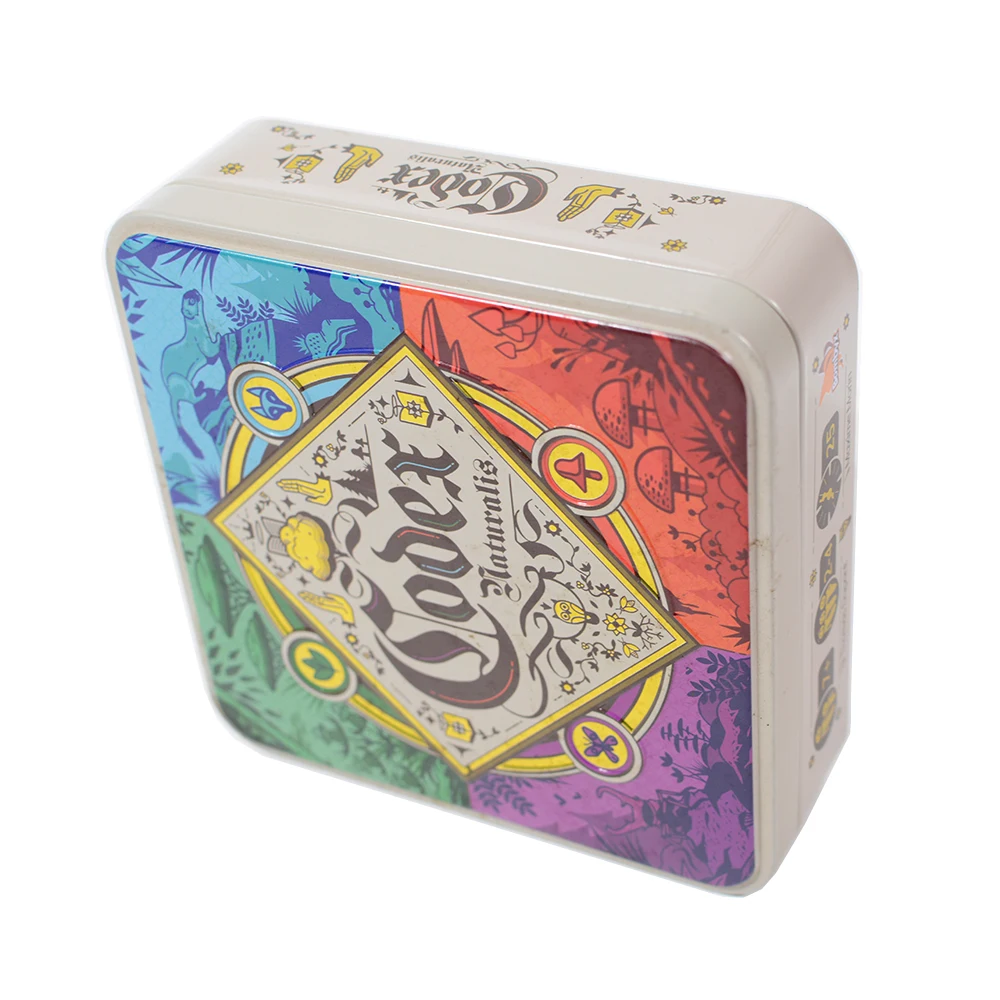 Factory Custom Cartoon Food Metal Tinplate Tin Box Candy Snacks Biscuit Tea Gift Packaging Tin Cans Cookie Container Iron Box