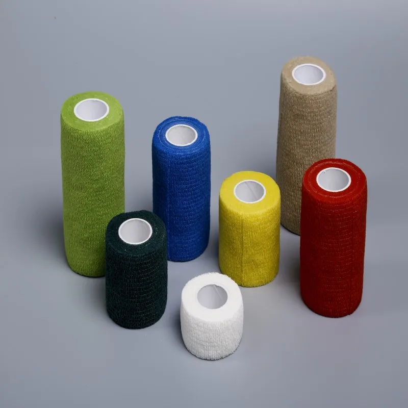 Horse bandage Cohesive Bandages non woven elastic self adhesive bandage latex or free latex