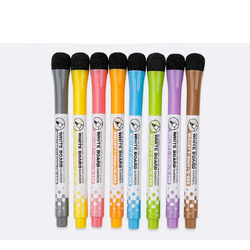 durable magnetic eraser and pen for dry erase whiteboard blackboard