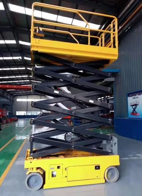 6 Meters To 12 Meters Aerial Work Platform Customer - Favorite Self - Propelled Scissor Lift