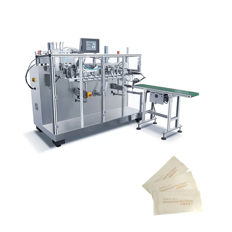 Automatic Folding Punching Labeling Baby Wipes Production Line Wet Tissue Wipes Packaging Machine
