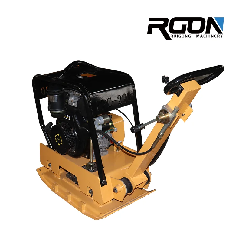 Hot Sale Plate Compactor for Sale Reversible Diesel Sand Compact Concrete Earth Compactor