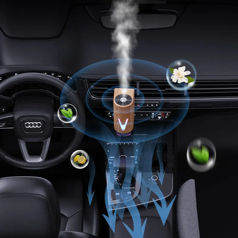 Wholesale Car Air Freshener with Vent Clips and Magnet Wall Mounted Built-In Aroma Diffuser Fresh Customized Vent Car Diffuser