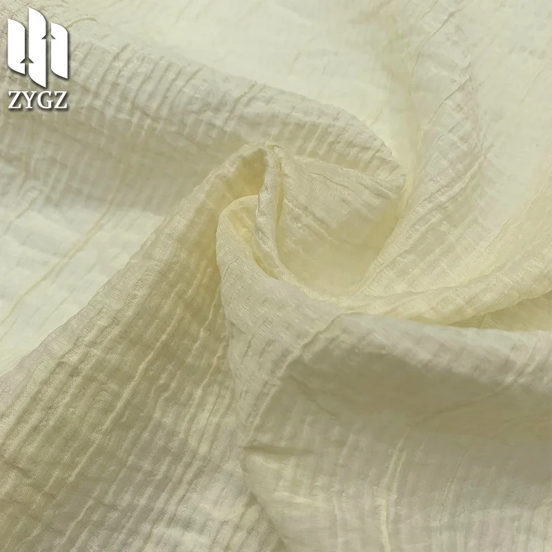 New Tencel nylon blended crepe fabric lightweight breathable crepe fabric rayon wholesale
