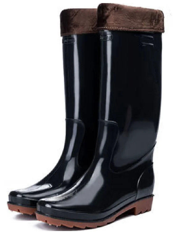 
Factory Direct Pvc Rubber Sole Labor Protection Waterproof Men Rain Boots Shoes 
