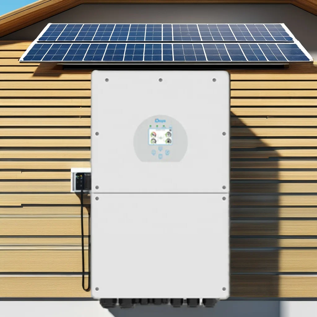 5KW 8KW 10KW 12KW Triple Phase Solar Hybrid Inverter 12-18A Output Current 60Hz Frequency Sine Wave Volta 3 AC MPPT