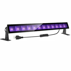 Amazon HOT selling outdoor 36W uv led flood light Black wall washer Waterproof Stage lights