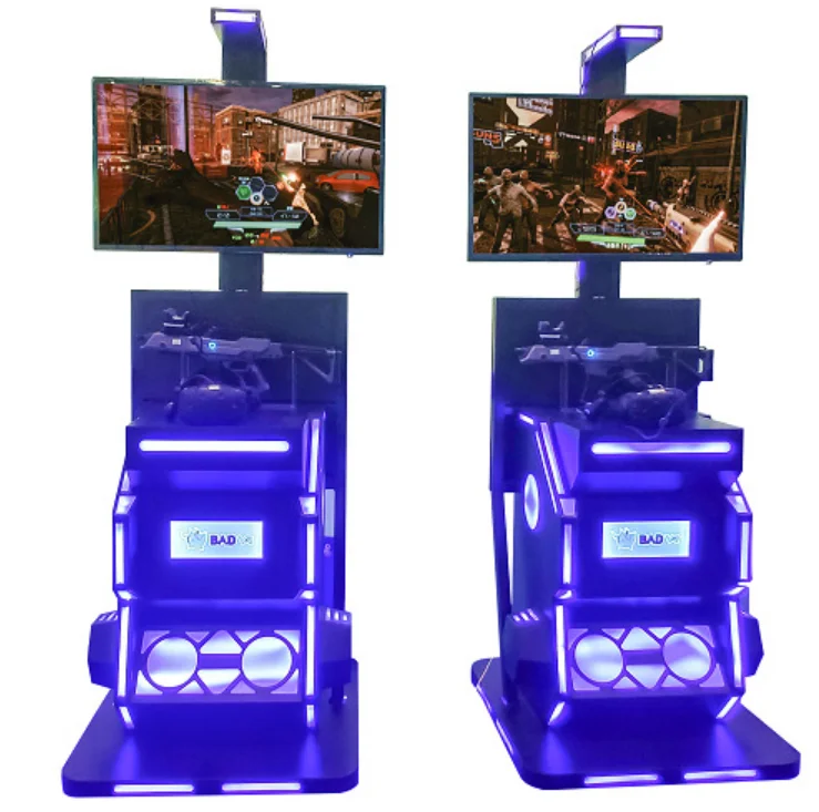 amusement 9d vr games theme park equipment dark world vr shooting simulator games machine