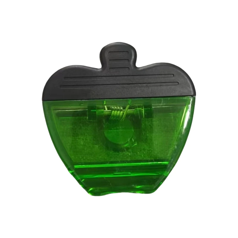Promotional Fridge Magnetic Memo Note Clips Magnets Metal Clip Apple Shape Magnetic Clip