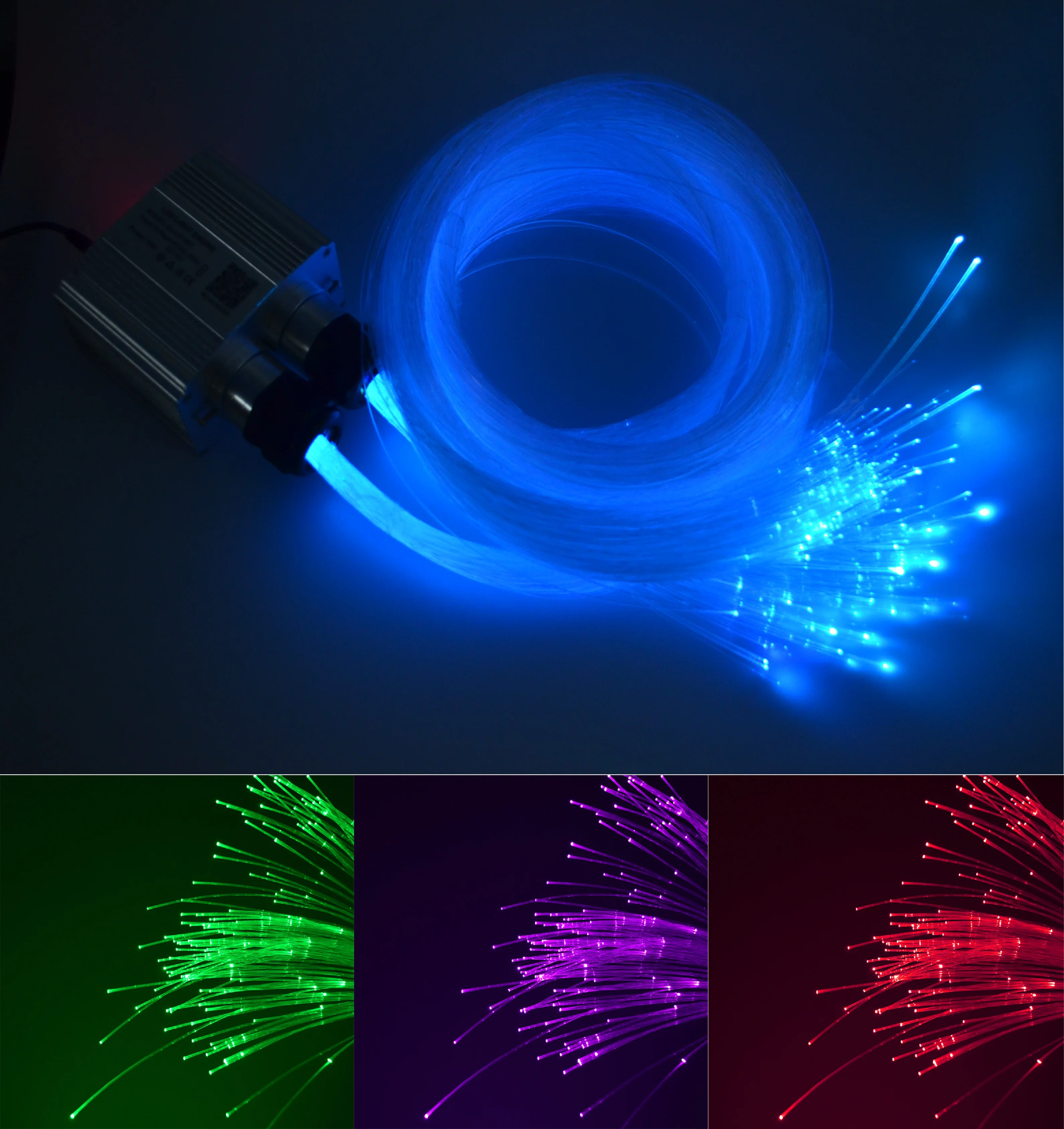 16W 12V Dual ports Car Ceiling Twinkle Effect Touch Control Car Roof Star Sky Light Source LED Engine