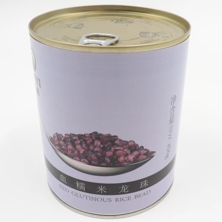 Красные клейкие рисовые бусины для молочного