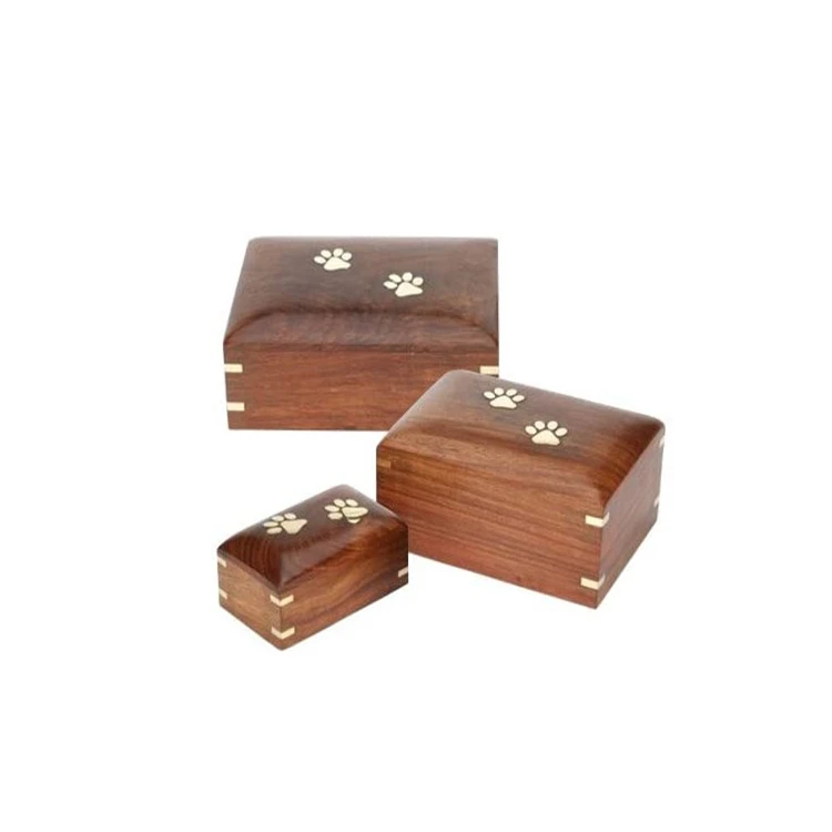 
Handicrafts contracted small pets keepsake solid woods boxes handmade urns pet 