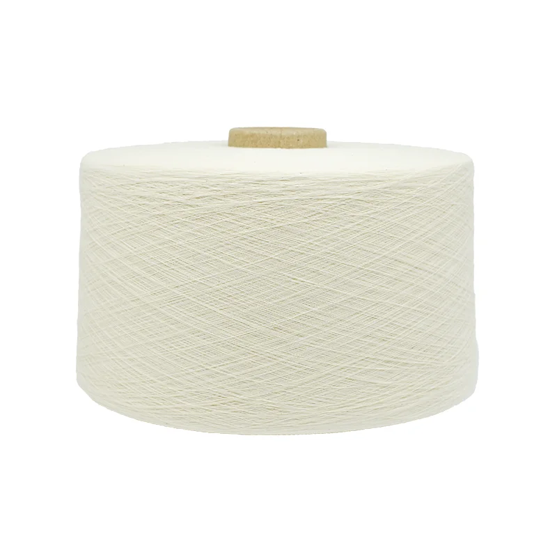 White Color Cotton Compact Combed Yarn Bleached Cotton Combed Yarn 30s 40s 50s 60s 80s