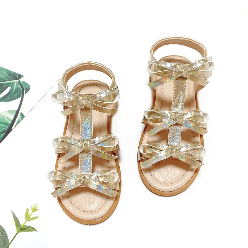 
 Летняя новая дизайнерская прозрачная детская обувь or60464a, босоножки с мягкой подошвой в горошек и леопардовым принтом для девочек  