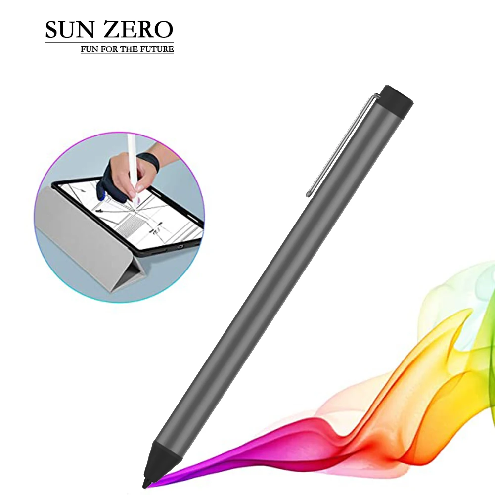 SUN ZERO Smart universal With customized fast charging battery indicator pen with tuch stylus pick drawing for notes taking