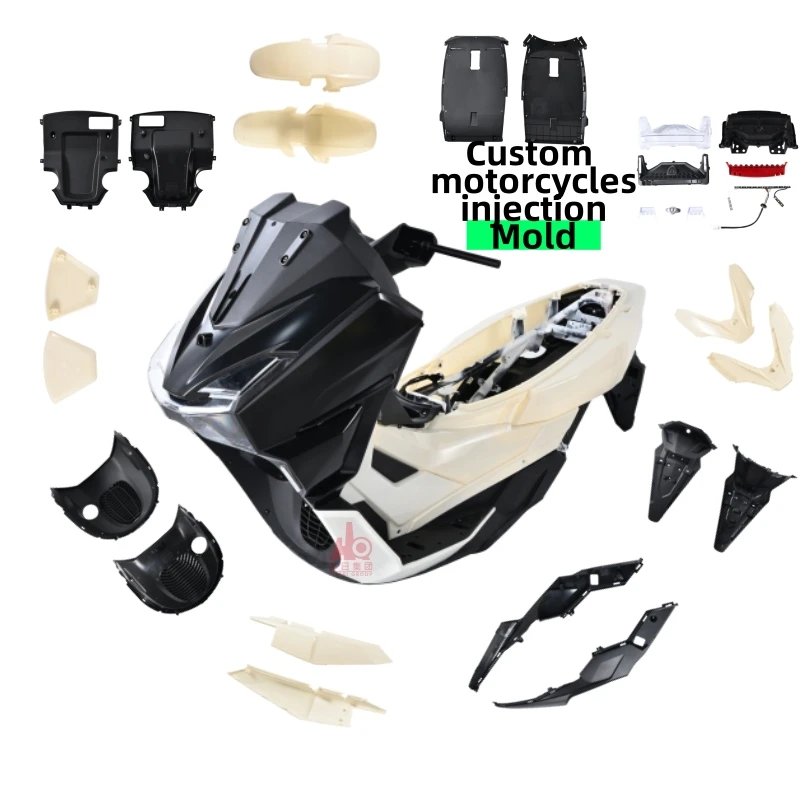 Motorcycle Body Systems Fairings Kits Steel Plastic Injection Mold Plastic Cover Hot & Cold Runner Machinery Parts Accessories