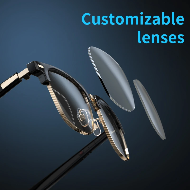 BT5.3 очки для режима «свободные руки» с магнитной оправой, умные очки, солнцезащитные очки, TWS аудио динамик, новинка 2023, модные солнцезащитные очки с музыкой