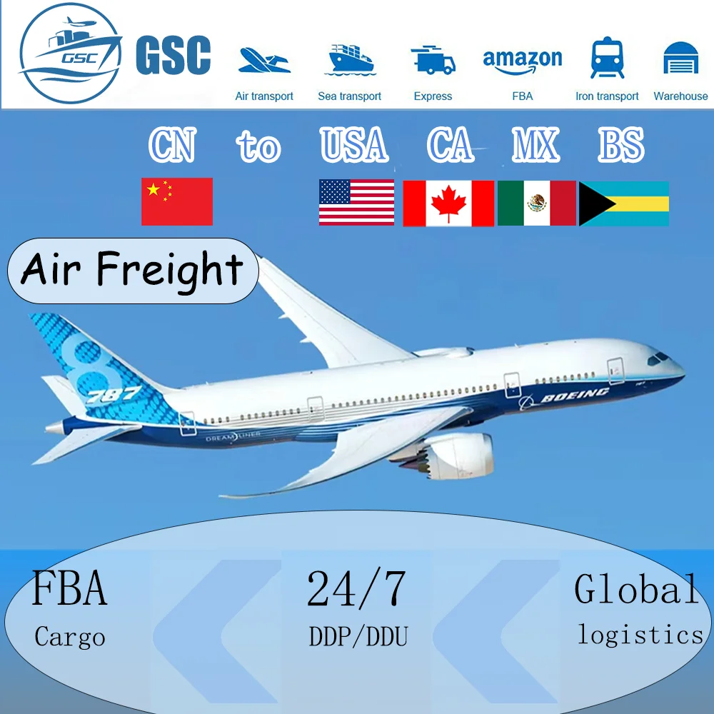 Online Buyer shipping agent Service Transportation China to USA Los Angeles Air+express freight agent to USA Canada Mexico