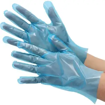 factory supplied OEM universal antifouling temporary Foldable thickened soft disposable gloves tpe