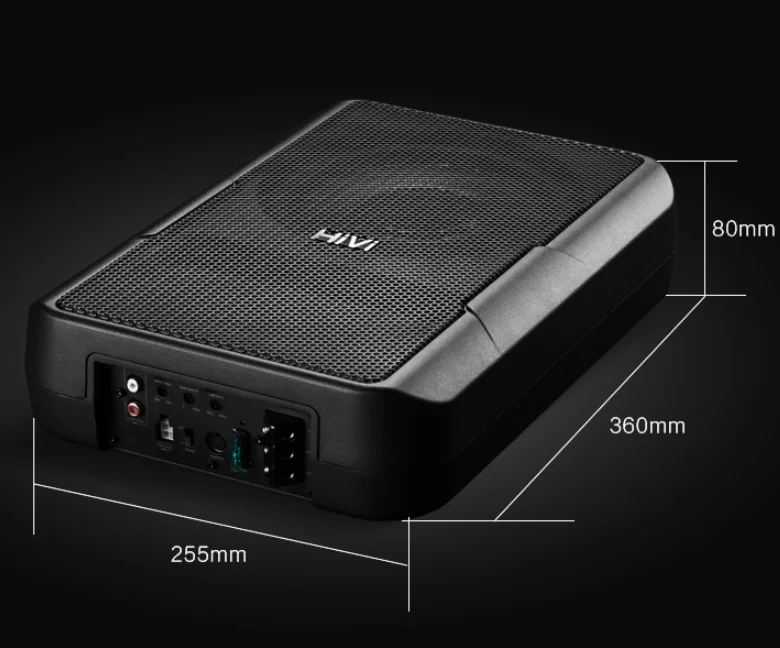 Active speaker V8A 12V Universal Ultra-thin 8 inch car audio subwoofer