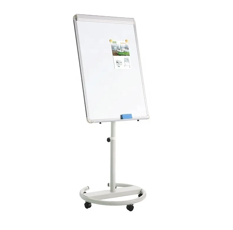 Флип-карта 70X100 см из лакированной стали с магнитной сухой стираемой белой