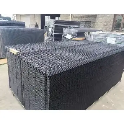 Наружный спрей порошковое покрытие 3D забор для сада Изогнутые сварные панели из проволочной сетки легко сборка ПВХ Покрытие Сварные Панели Забора