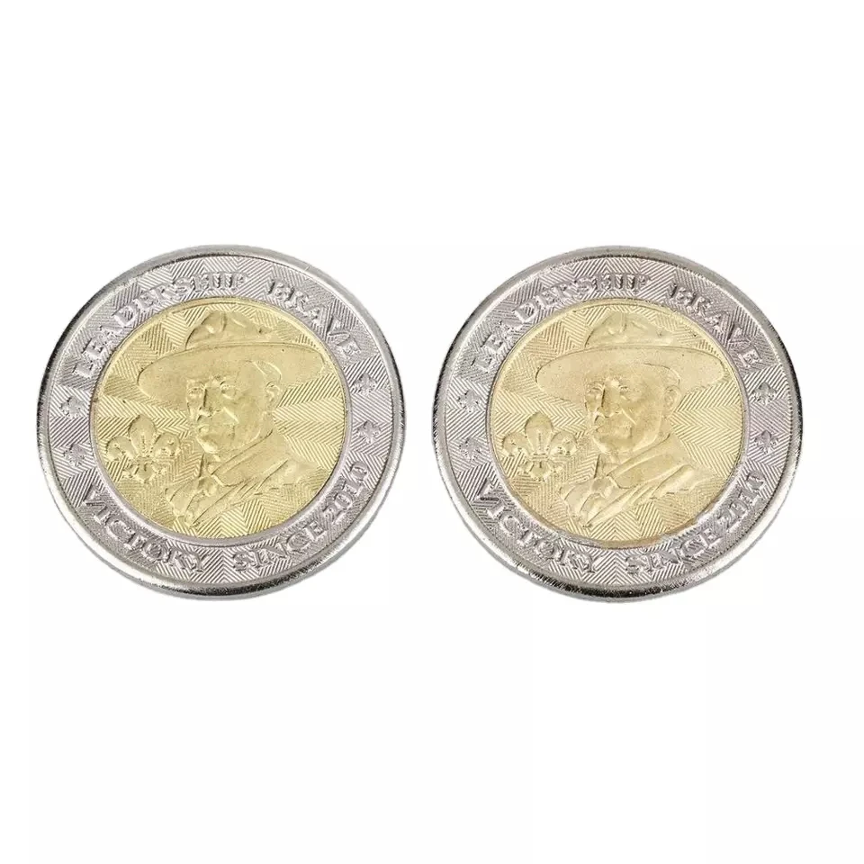 Factory Wholesale Custom Made Brass Game Coin Token High Quality Custom Design Challenge Coin