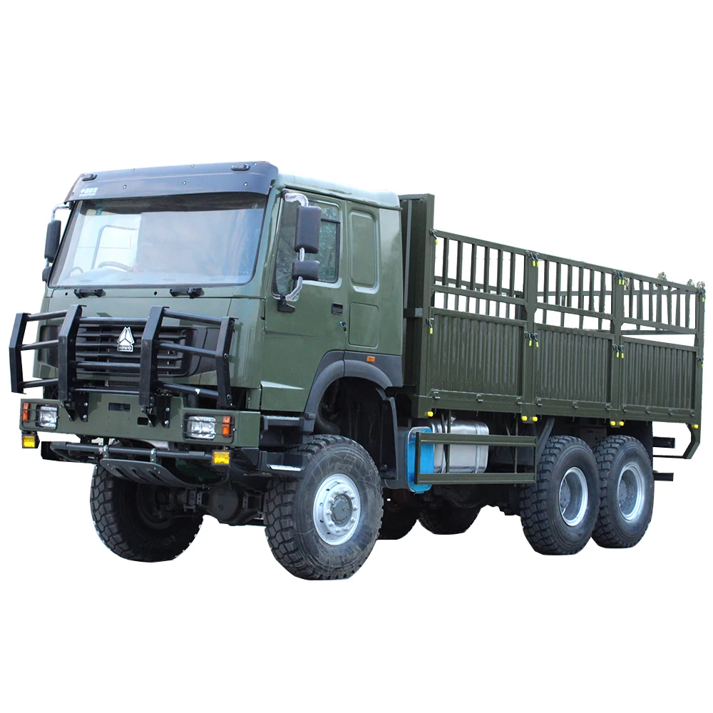 Sino Truck Howo 6x6 Off Road 6 Tire 10 Wheel RHD LHD Full Wheel Drive AWD Lorry Cargo Tipper Dump Trucks Used