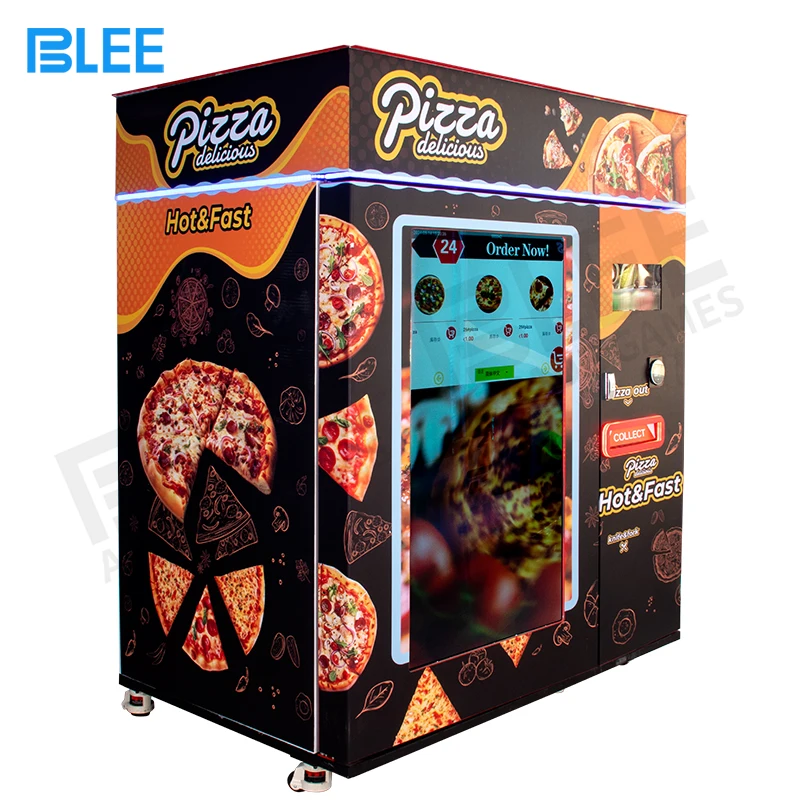 Competitive price self-service hot pizza oven vendo machine automatic heating fast vending machine for pizza