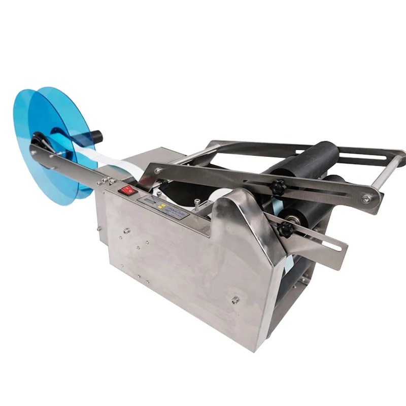 hand wash bottles 60ml sticker stainless steel labeling machine with date print Stick Mark Labeler For Plastic Glass Bottles