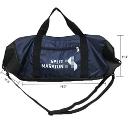 custom Gym sport bag / polyester foldable travel tote bag for promotional