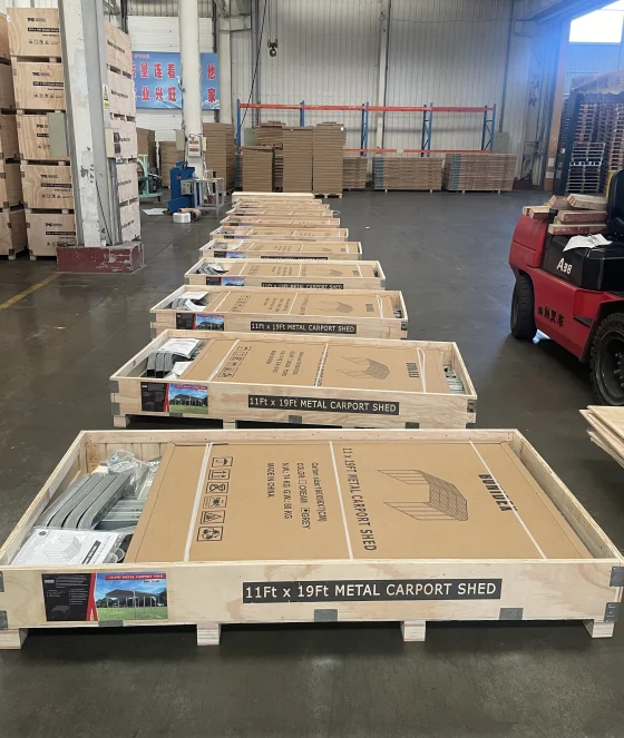 LS1912-H317 Easy assembly steel structure for cows Stalls with Stall Fronts and Stall Walls / Mini Horse Shelter