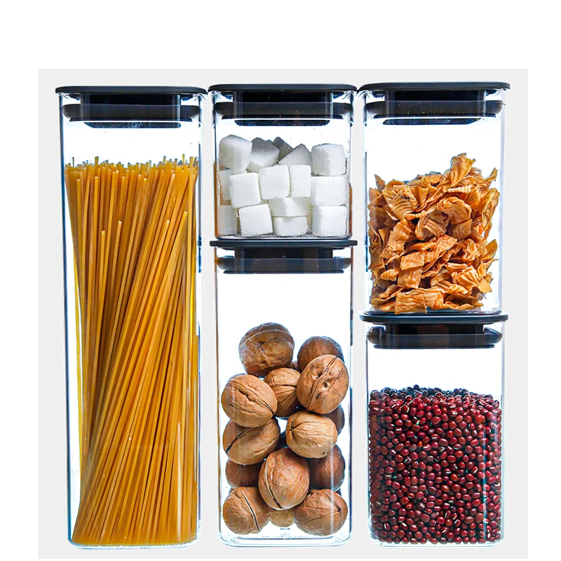 Citylife BPA Free Cereal Storage dry food Containers  cajas de almacenaje de alimentos Kitchen Organizers Pantry Organizer Bin
